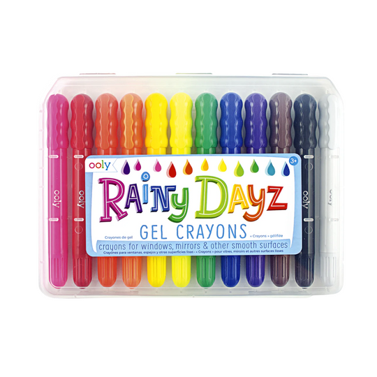 Rainy Day Gel Crayons - Set of 12 by OOLY