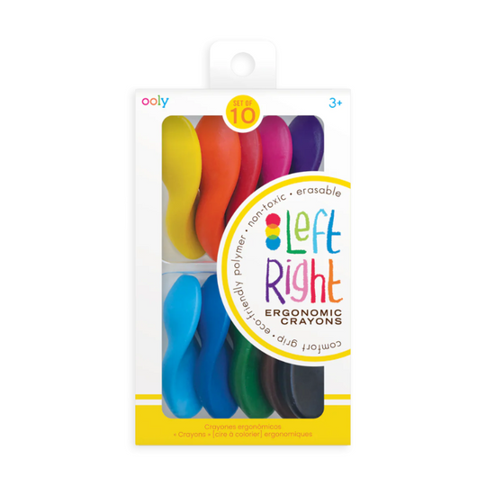 Left Right Crayons- Set of 10 by OOLY