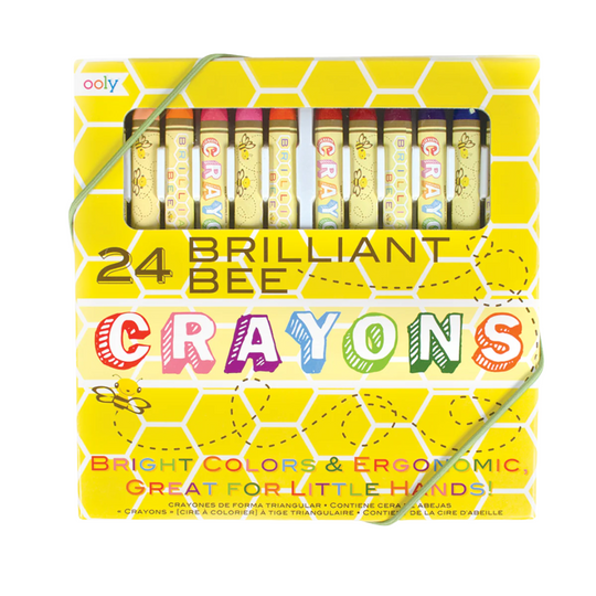 Brilliant Bee Crayons - Set of 24 by OOLY