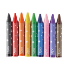 Set of colorful crayons with 'ooly' branding on a white background