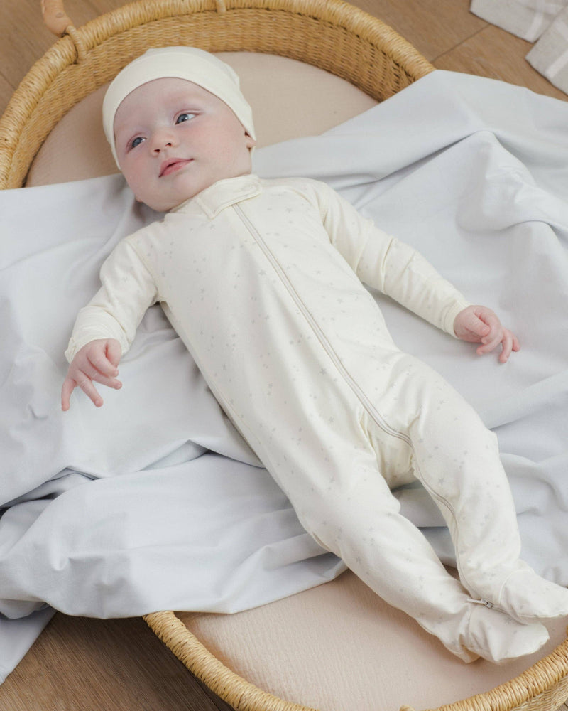 Zip Long Sleeve Sleeper Footie - Stars by Quincy Mae
