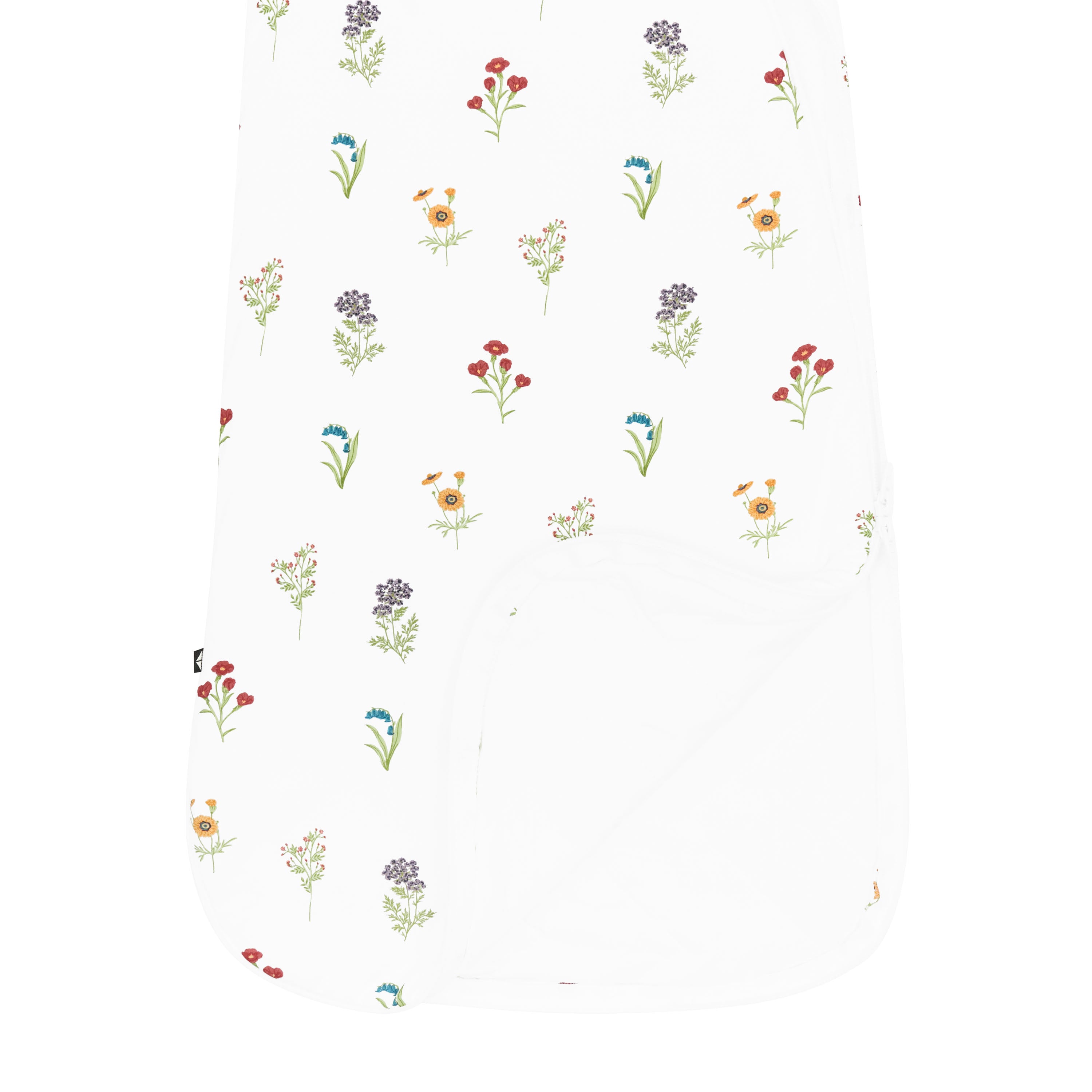 Pattern of small flowers on a white background