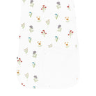 Pattern of small flowers on a white background