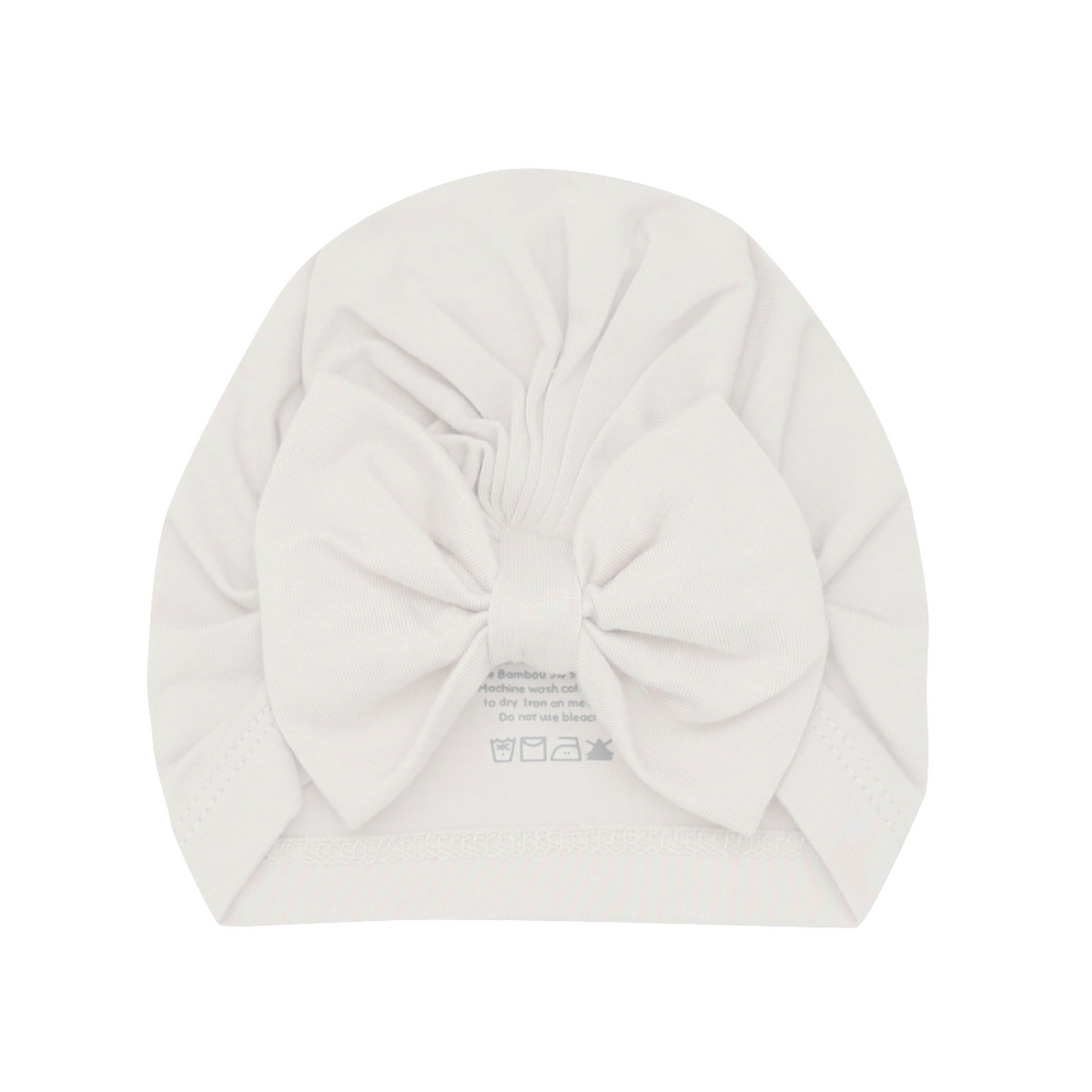White turban on a white background