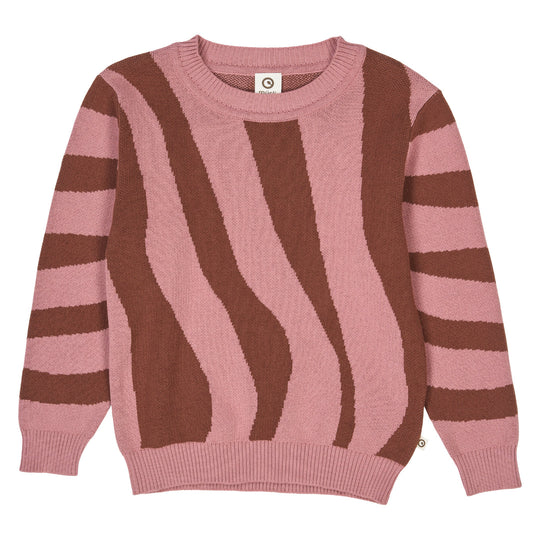 Knit Jacquard Sweater - Nostalgia Rose by Musli