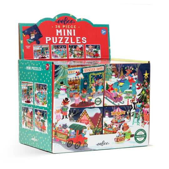 36-Piece Christmas Mini Puzzle by Eeboo