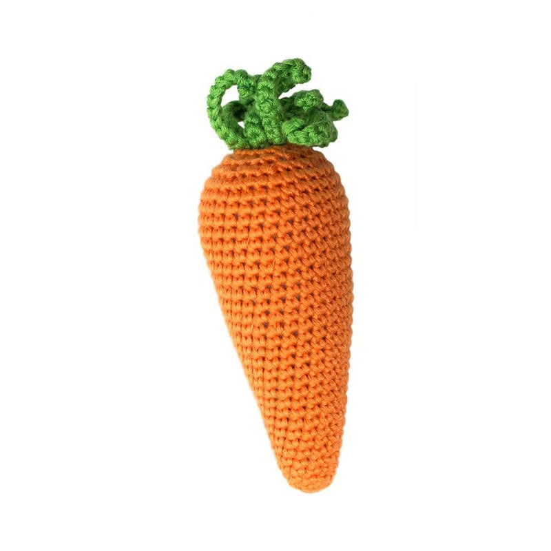 Carrot Hand Crocheted Rattle by Cheengoo