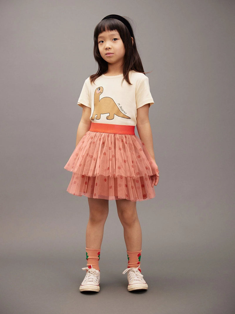Dotted Tulle Skirt - Pink by Mini Rodini
