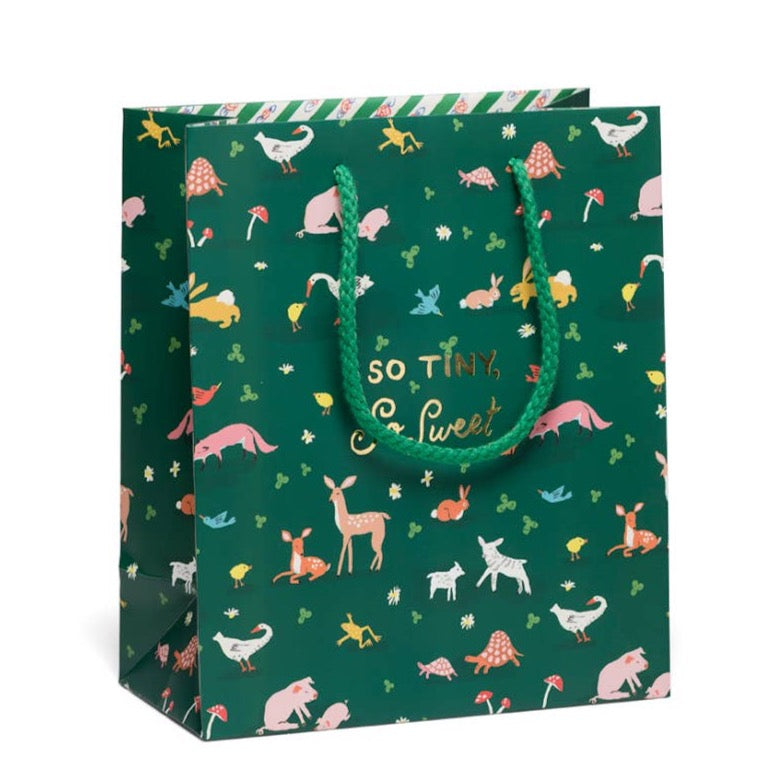 Tiny Animals Baby Gift Bag by Red Cap Cards