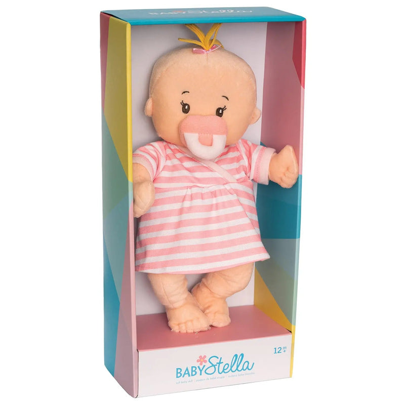 Baby Stella Doll - Peach with Blonde Tuft by Manhattan Toy
