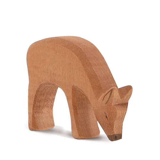Red Deer Eating by Ostheimer Wooden Toys