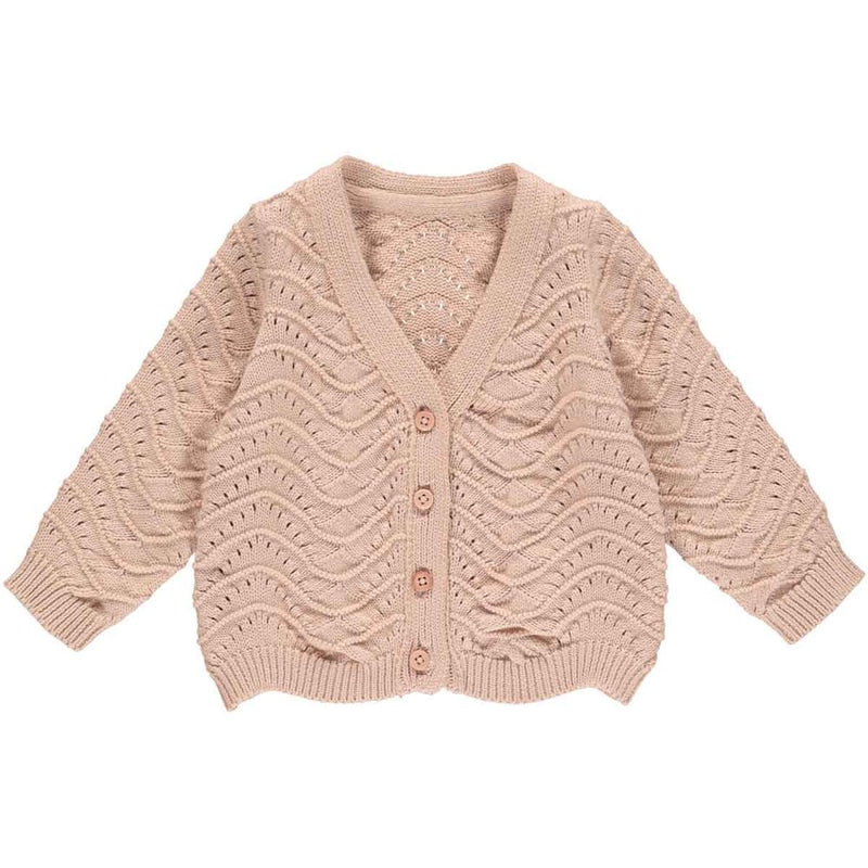 Knit Needle Out Cardigan - Spa Rose by Musli