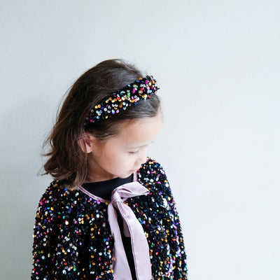 Jazzy Sequin Alice Headband by Mimi & Lula