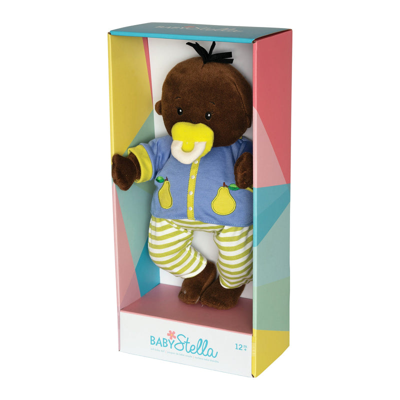 Baby Stella Doll - Brown with Black Hair by Manhattan Toy