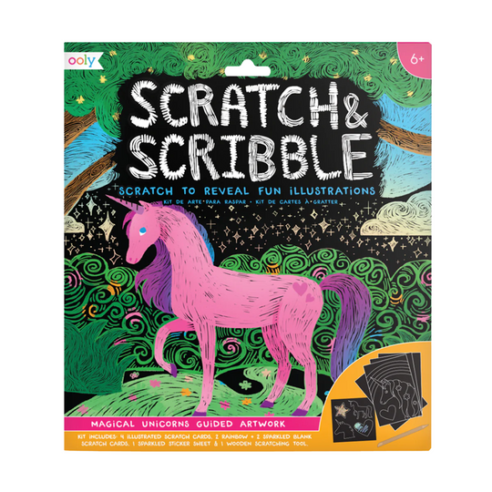 Scratch & Scribble - Magical Unicorns by OOLY