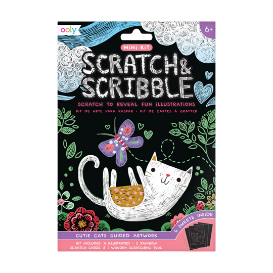 Mini Scratch & Scribble - Cutie Cats by OOLY