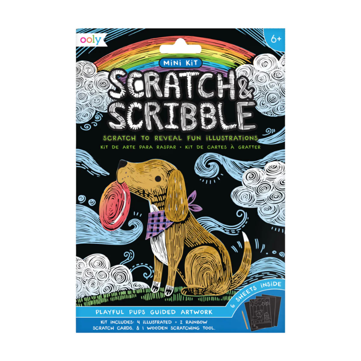 Mini Scratch & Scribble - Playful Pups by OOLY – Pacifier Kids Boutique