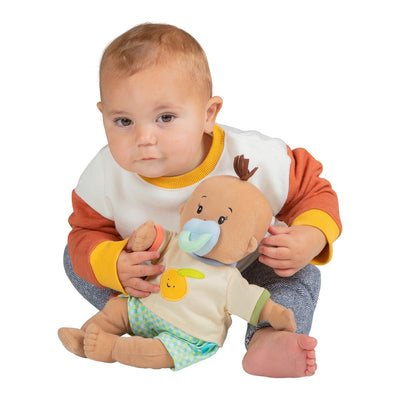 Baby Stella Doll - Beige Doll with Brown Tuft by Manhattan Toy