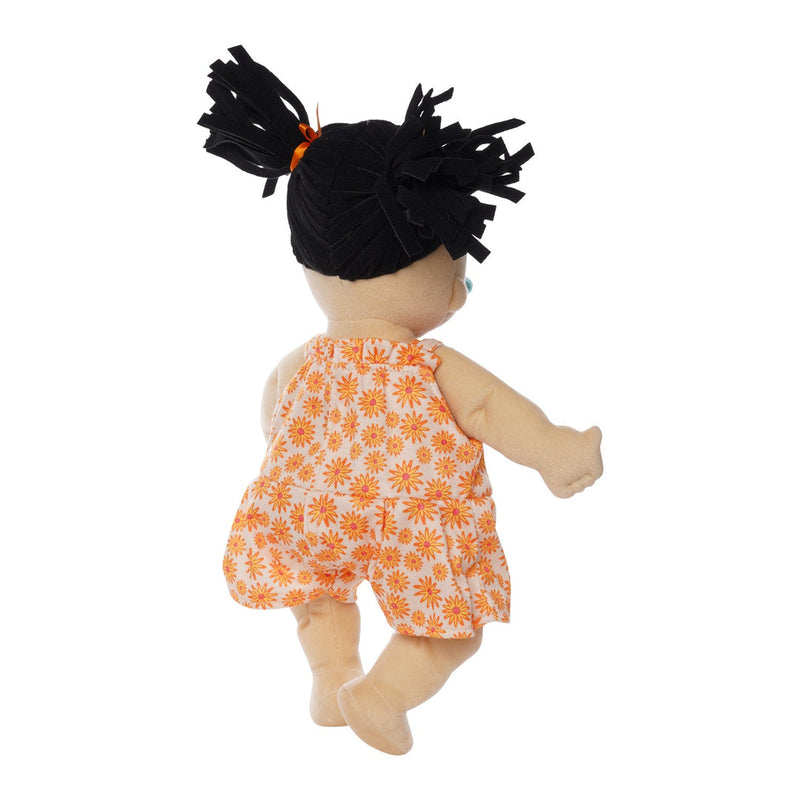 Baby Stella Doll - Beige Doll with Black Pigtails by Manhattan Toy