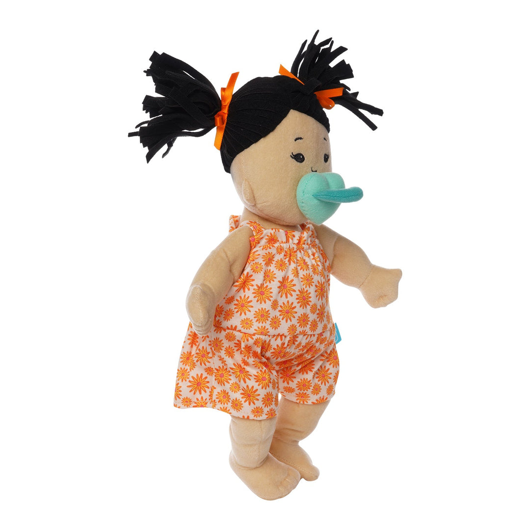 Baby Stella Doll Beige Doll with Black Pigtails by Manhattan Toy
