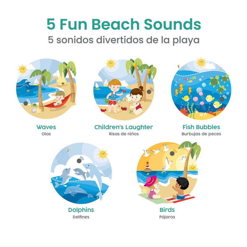 La Playa Bilingual Sound Book: Beach Sounds by Binibi