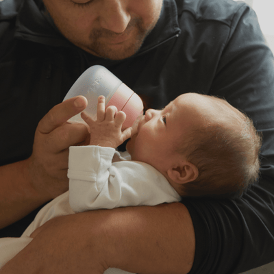 5oz Flexy Silicone Baby Bottle 2 Pack - White by Nanobebe