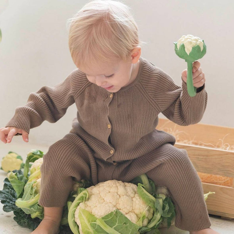 Cauliflower Rattle Toy by Oli & Carol