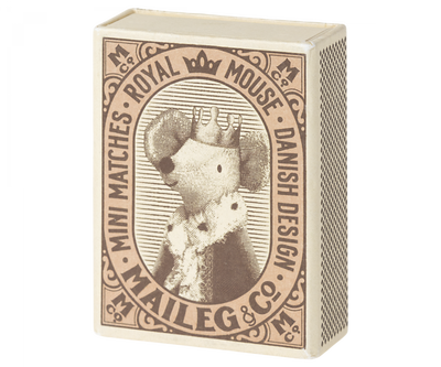 Sleepy Wakey, Baby Mouse in Matchbox - Rose by Maileg