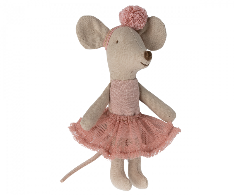 Ballerina Mouse, Little Sister - Rose by Maileg
