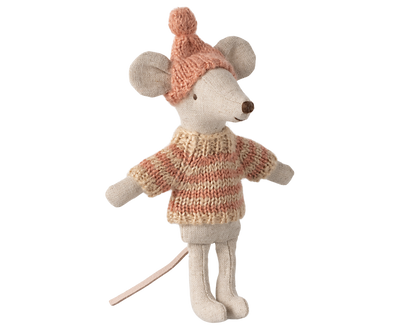 Knitted Sweater and Hat, Big Sister Mouse by Maileg