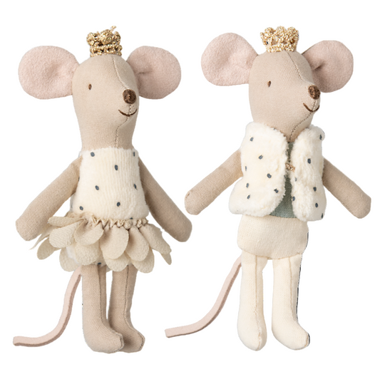 Royal Twin Mice, Little Sister and Brother in Matchbox by Maileg