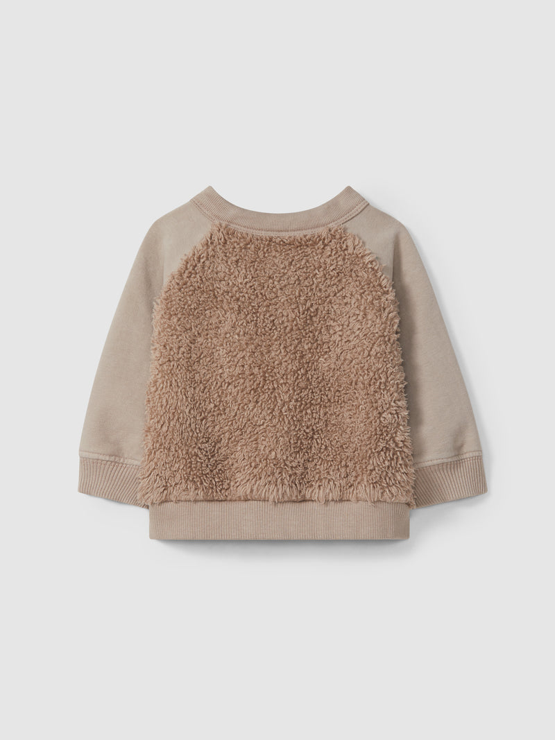 Organic Cotton Fur Jacket - Taupe by Snug