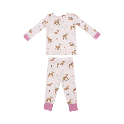 Bamboo Long Sleeve Lounge Wear Set - Soft Deer by Angel Dear