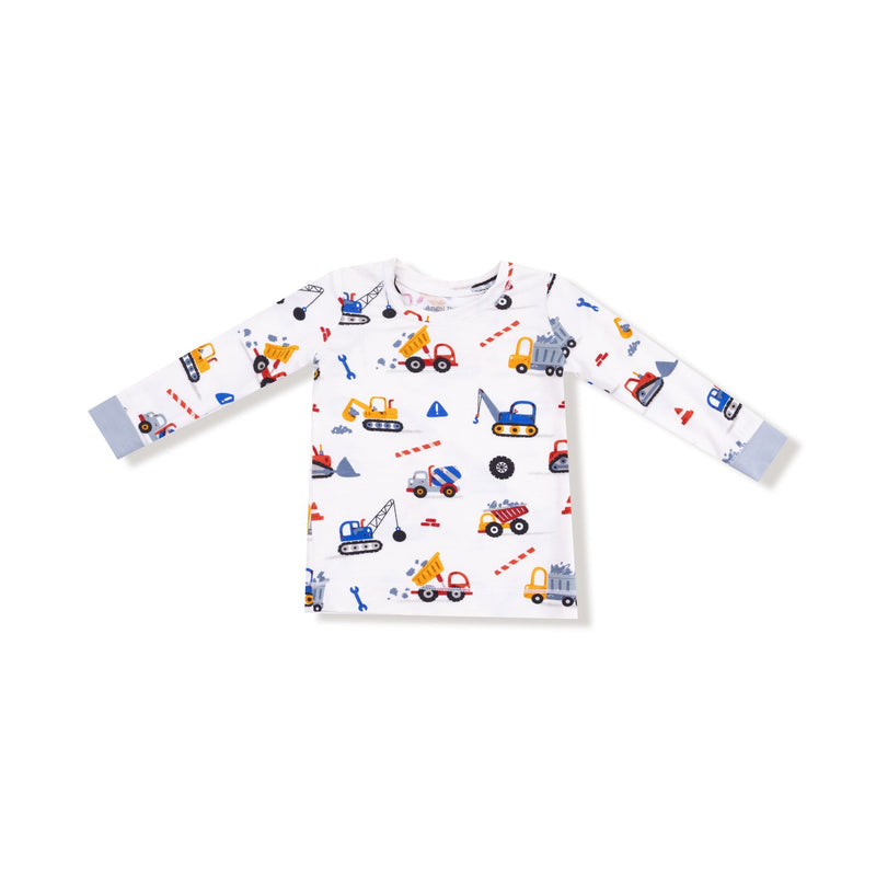 Bamboo Long Sleeve Lounge Wear Set - Crayon Construction by Angel Dear