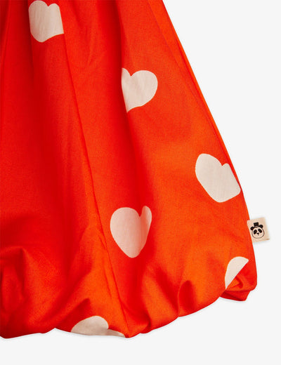 Hearts AOP Woven Balloon Skirt by Mini Rodini