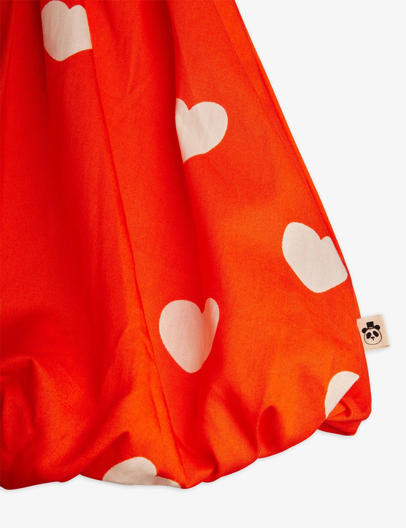 Hearts AOP Woven Balloon Skirt by Mini Rodini