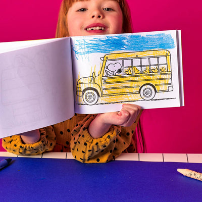 Peanuts Snoopy School Coloring Travel Kit by OOLY