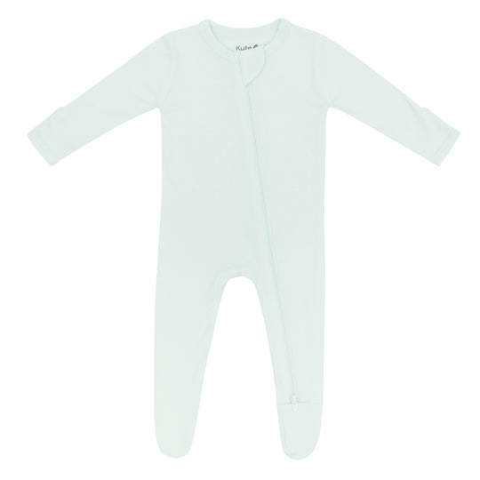 Solid Footie with Zipper - Dew by Kyte Baby
