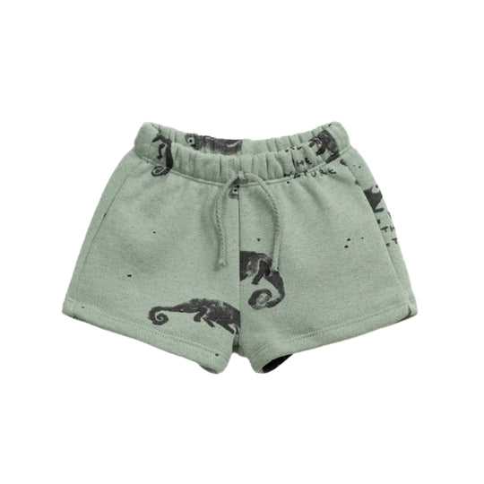 Printed Fleece Shorts - Chameleon by Play Up - FINAL SALE