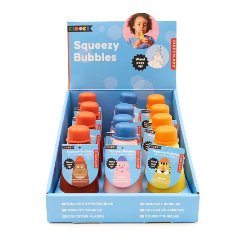 Squeezy Bubbles (1 Unit Assorted) by Kikkerland