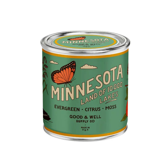 Minnesota State Soy Candle by Good & Well Supply Co.