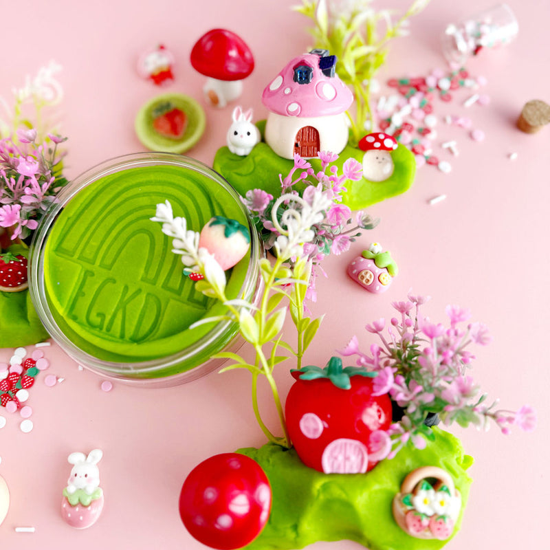 Bunny Berry Village Sensory Play Dough Kit by Earth Grown KidDoughs