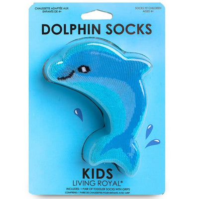 Dolphin Kids Crew Socks by Living Royal