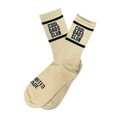 Cool Dads Club Men's Socks - Cream by Disohrted Vintage