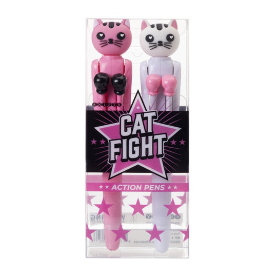 Cat Fight Action Pens - Set of 2 by Snifty