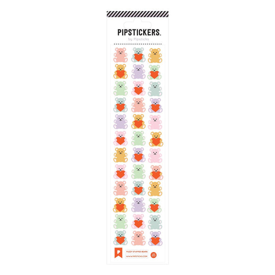 Fuzzy Stuffed Bears Stickers by Pipsticks