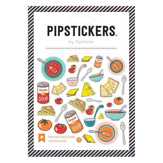 Tomato Soup & Grilled Cheese Stickers by Pipsticks
