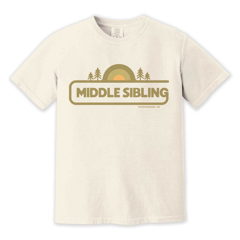 Retro Middle Sibling Tee - Green by Rivet Apparel Co.