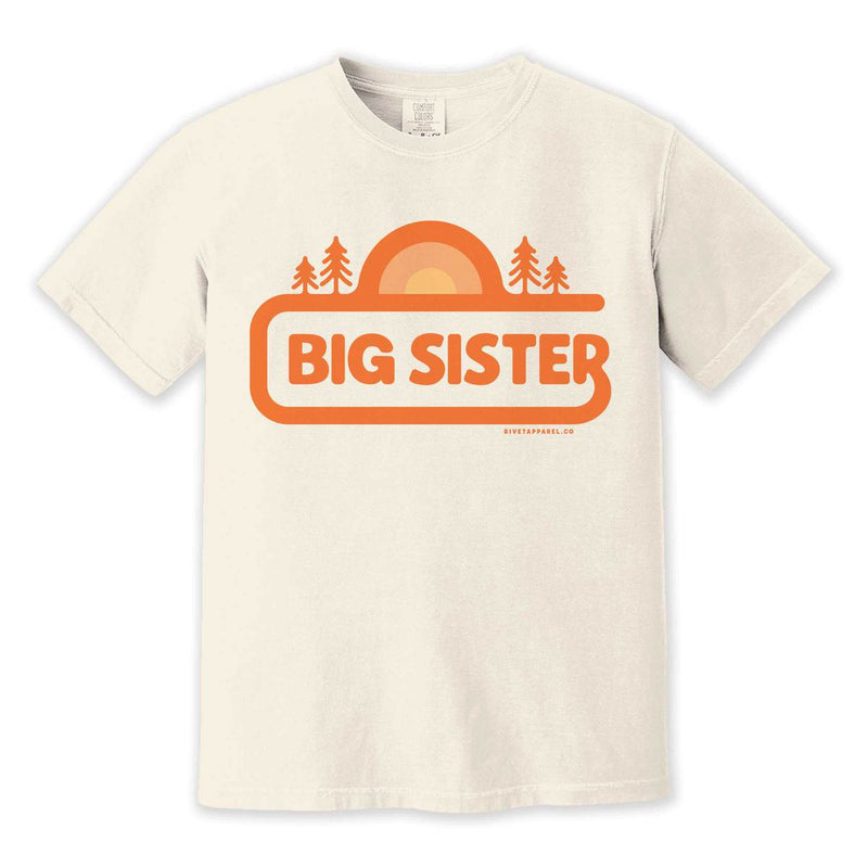 Retro Big Sister Tee - Orange by Rivet Apparel Co.
