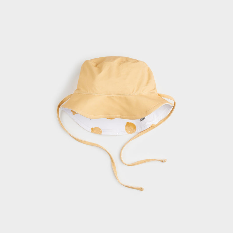 Reversible Sun Hat - Lemon Print by Petit Lem
